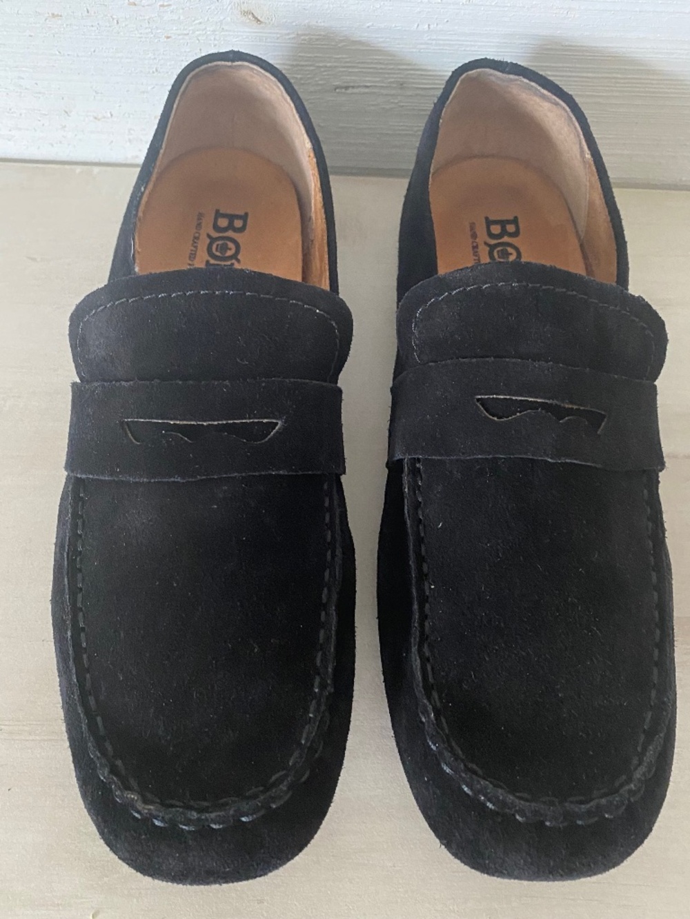 Born Melinda Black Suede Leather Loafer Size 8.5 Women’s Shoes